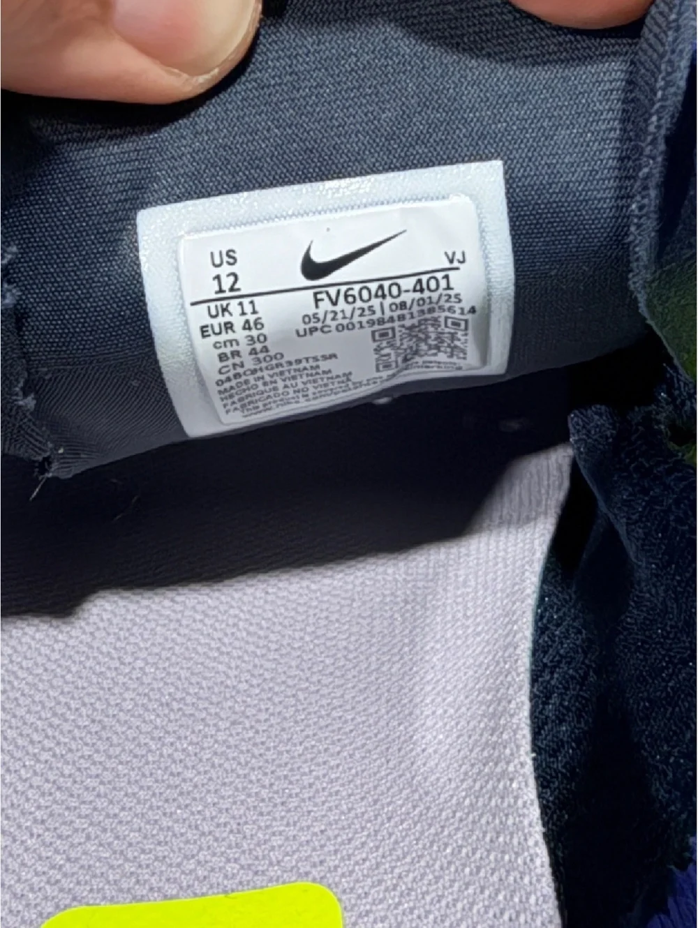 Size 12 - Nike Zoom Rival Fly 4 “Obsidian Persian Violet Green Abyss”